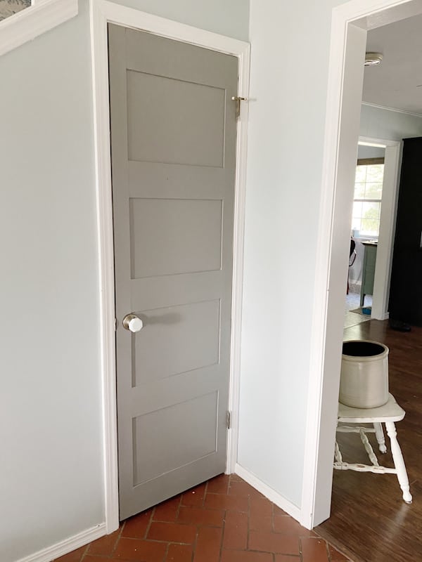 DIY Panel Door: How to add Moulding to a Flat Door 7